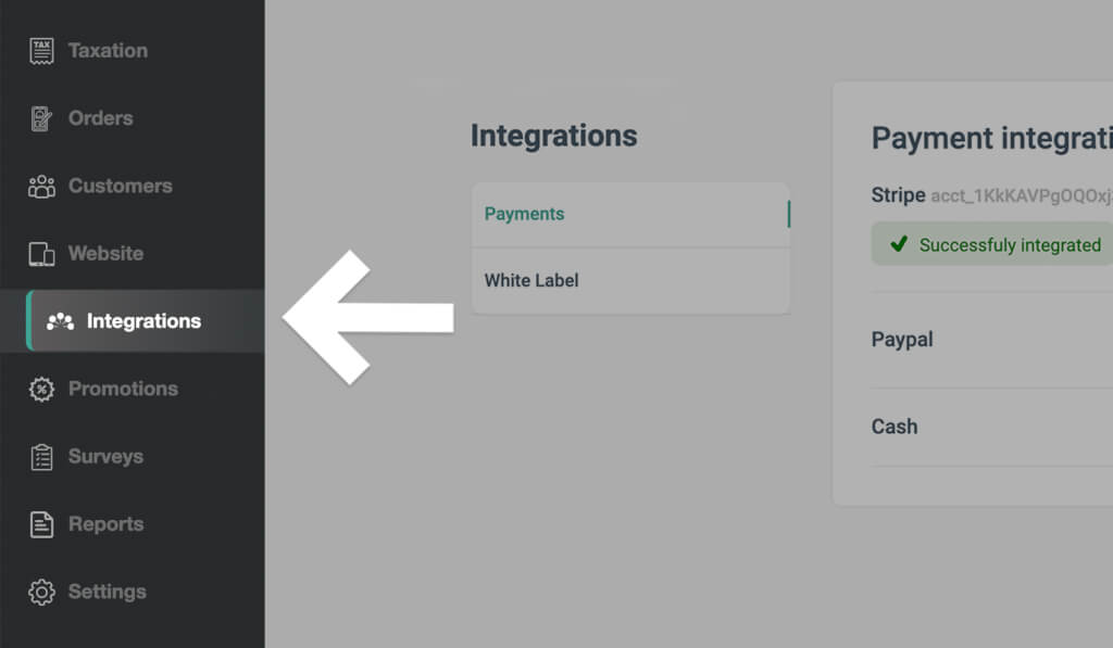 Online payment integration 