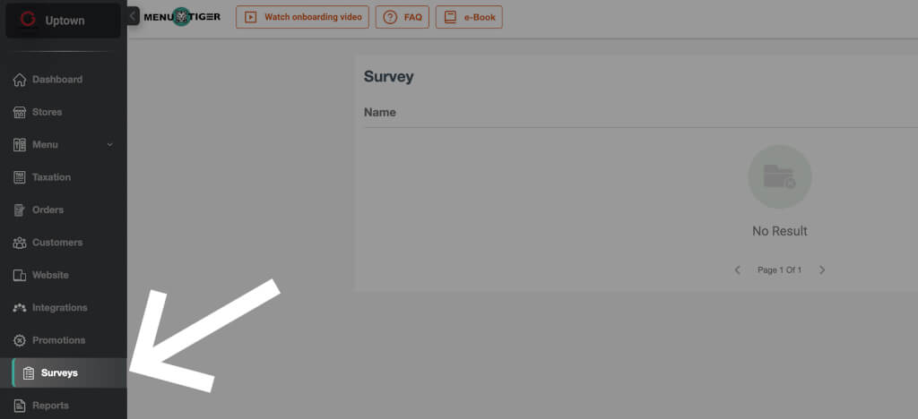 create online restaurant survey