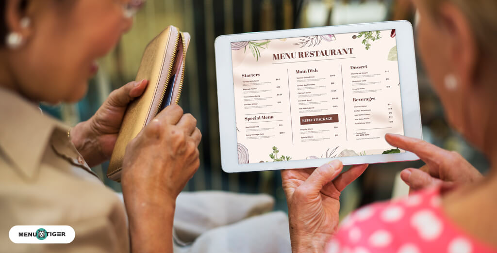 View-only menu