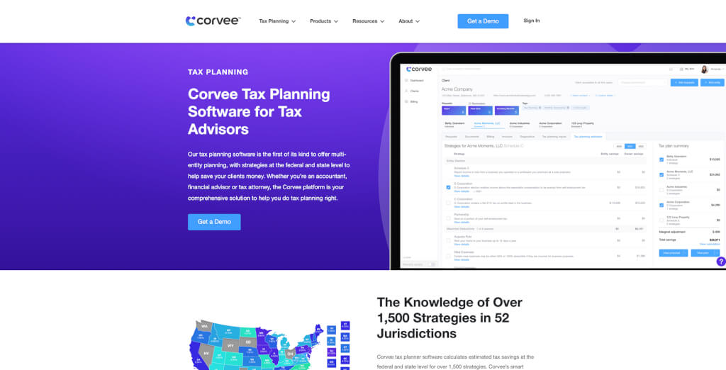 Corvee tax planning