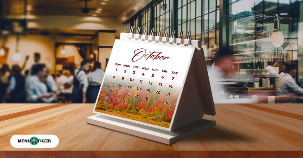 October calendar design