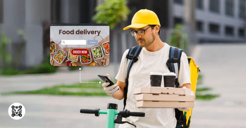 Food delivery man