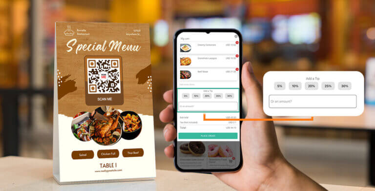 MENU TIGER Tipping Feature An Easy Guide for Customers 1