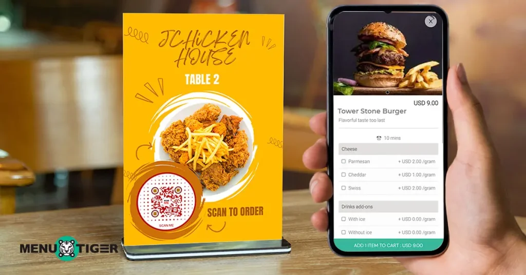 qr code menu in your restaurant