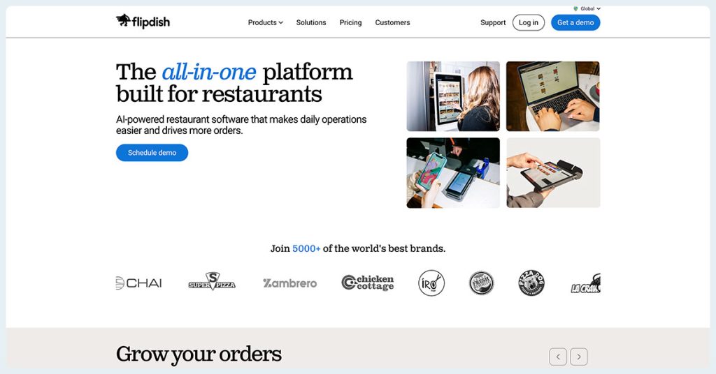 Restaurant online order management