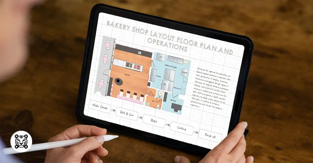 bakery shop layout plan and operation flow