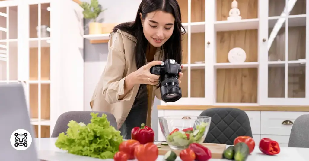Taking picture of food 