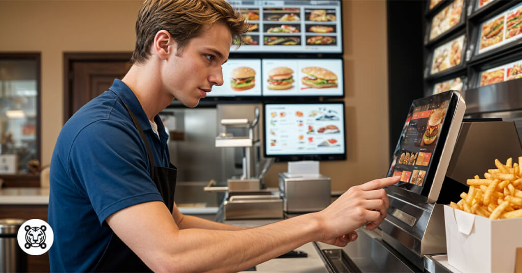 Ordering software for fast food 