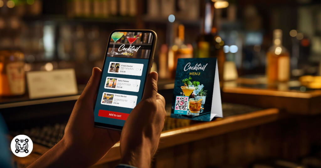 QR codes for bar ordering