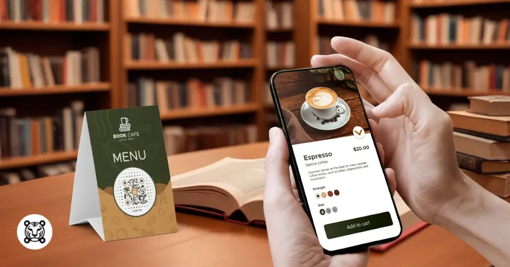 QR code menu for cafes 