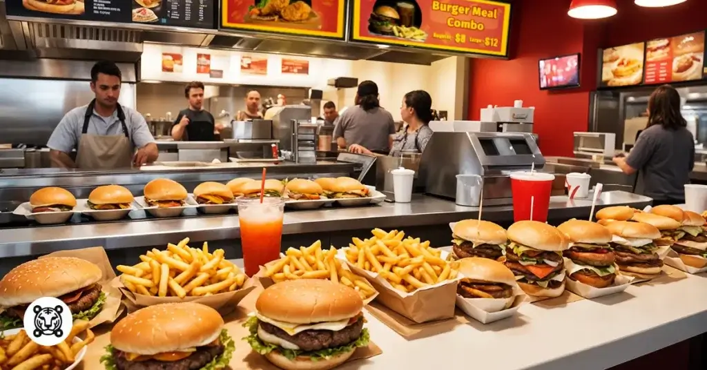 Fastfood counter top