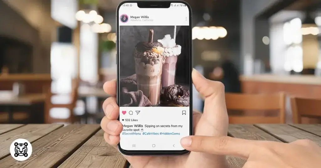 Secret menu frappe Instagram post