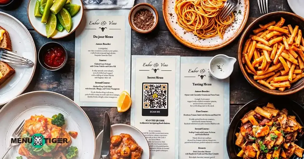 Restaurant menus