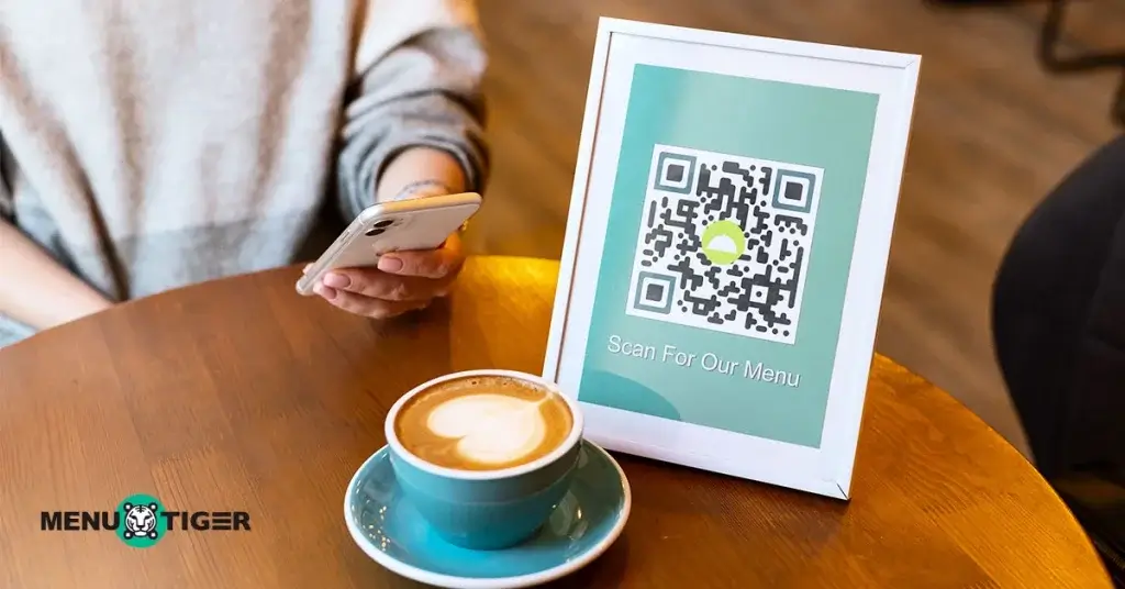 Coffee QR code menu 