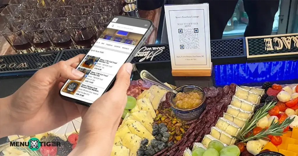 QR code menu ordering