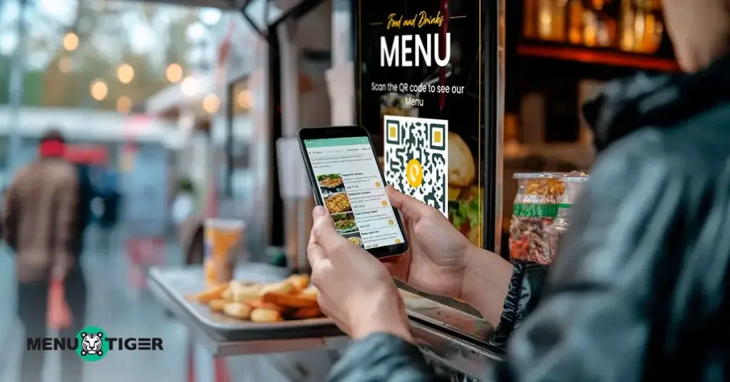 QR code menu ordering tool 