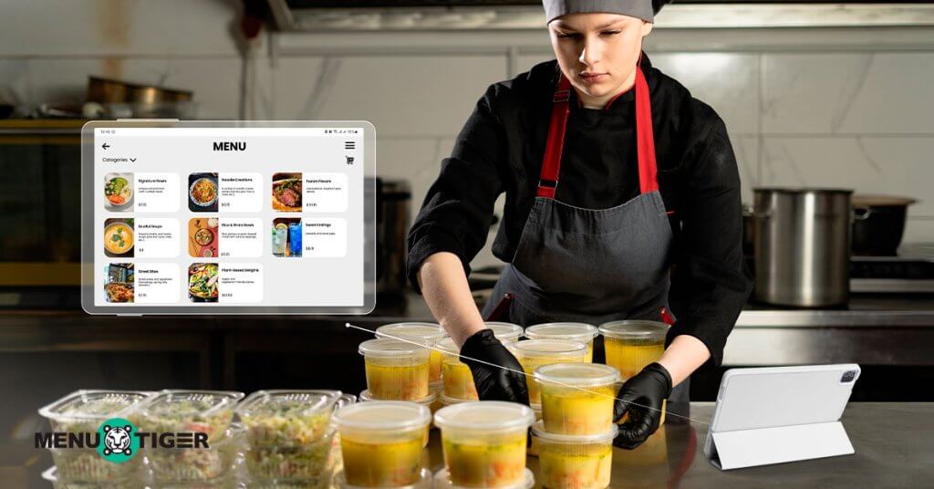 virtual kitchen business menu qr code