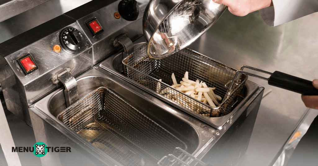 Deep fryer for restaurant kitchen